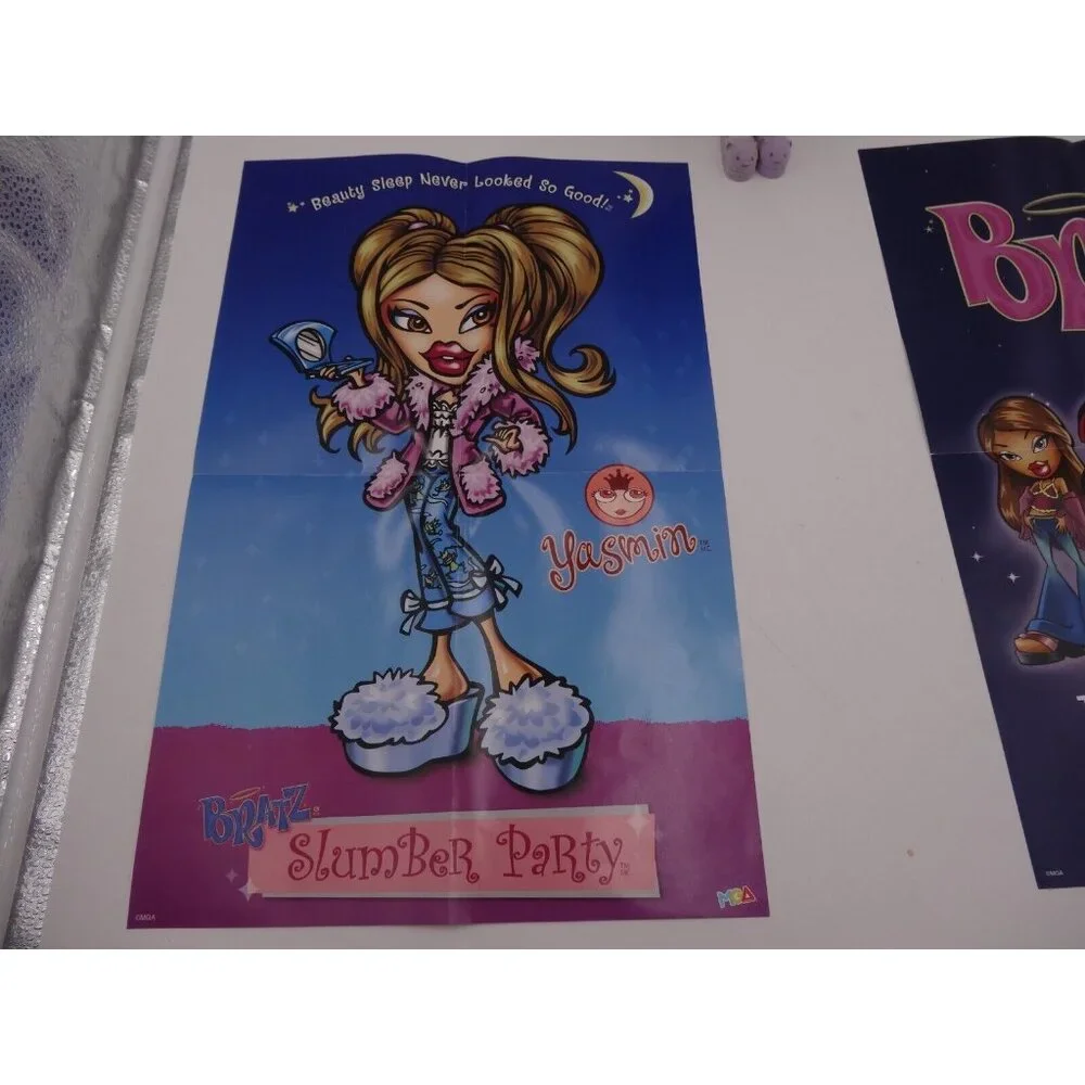 Mga Bratz 2001‎  Slumber Party Yasmin Doll and some Accessories and Posters